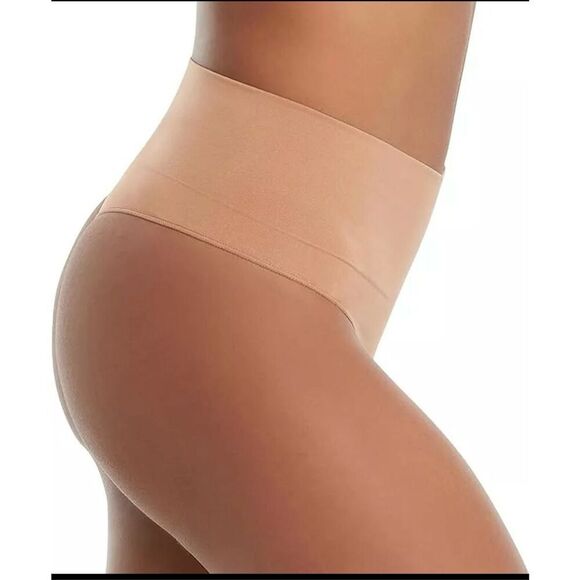 SPANX Womens Everyday Shaping Thong Panty XS Naked SS0815 Seamless Tummy Control - Picture 8 of 9